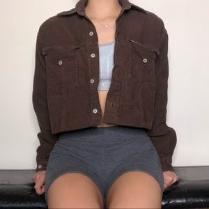 Levi’s Cropped Corduroy Jacket